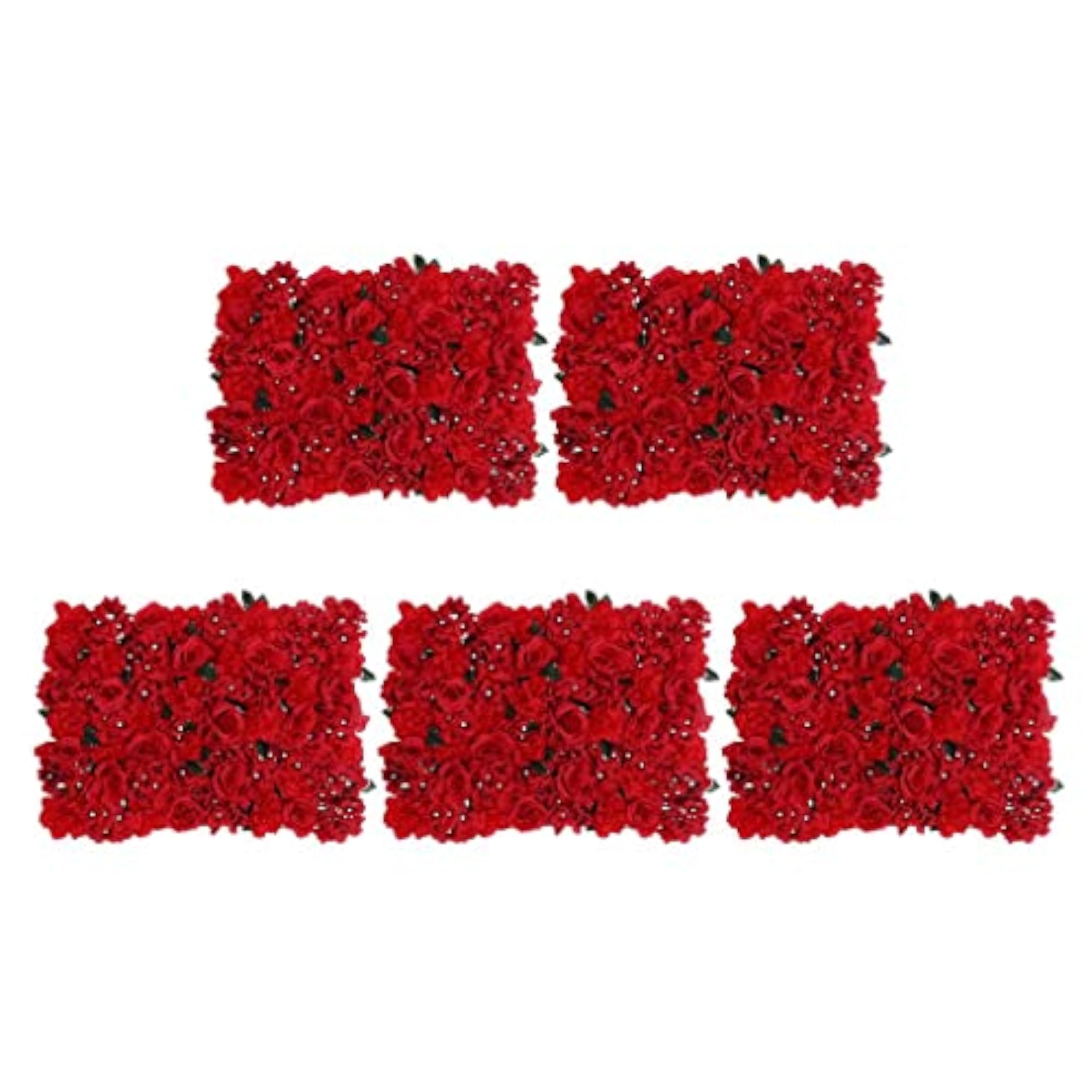 5Pcs Artificial Flower Wall Decor for Weddings