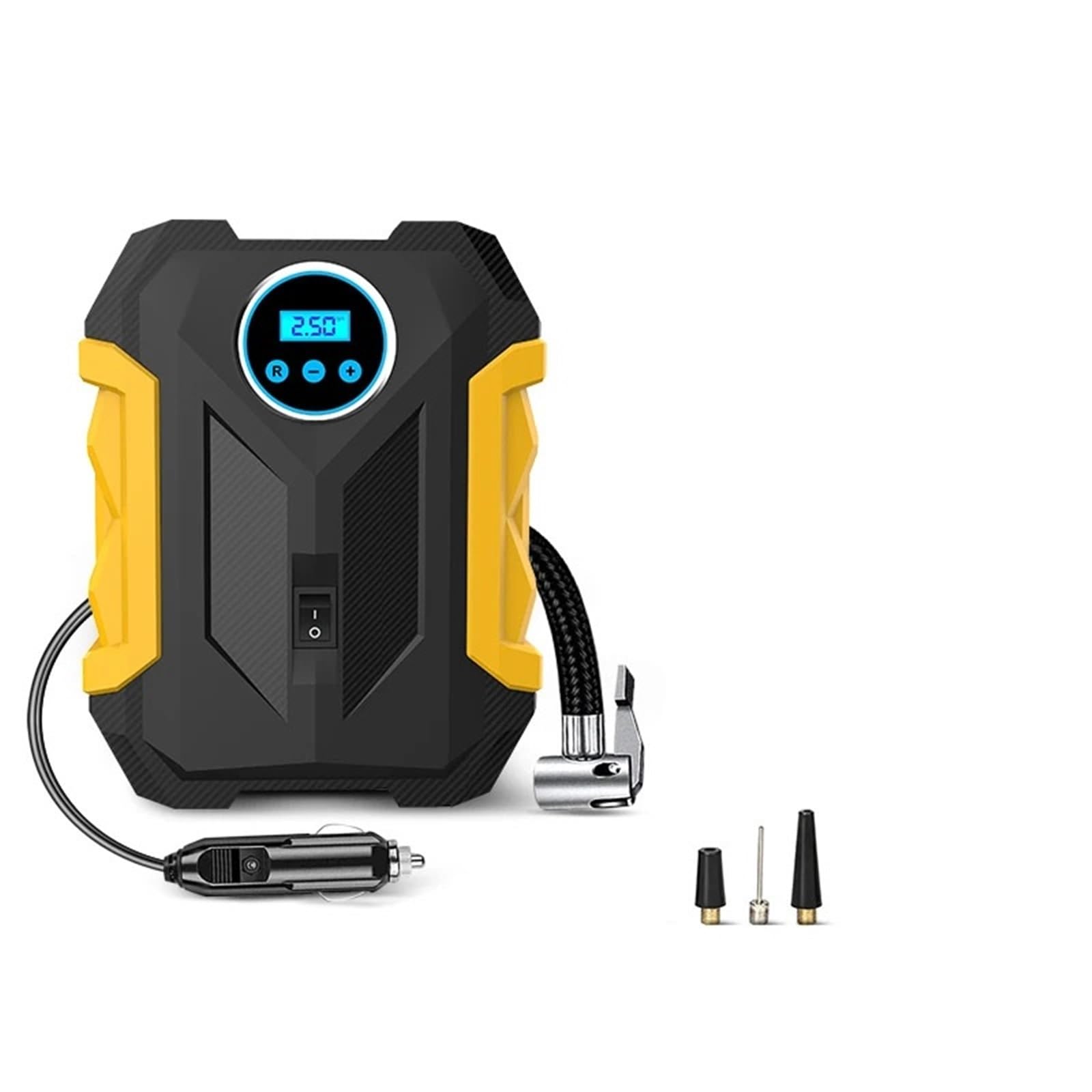 Compresores de Aire portátiles Compresor de Aire portátil para automóvil, Bomba de inflado de neumáticos Digital, lámpara LED, compresor para Motocicleta y Coche Inflador Ruedas Coche