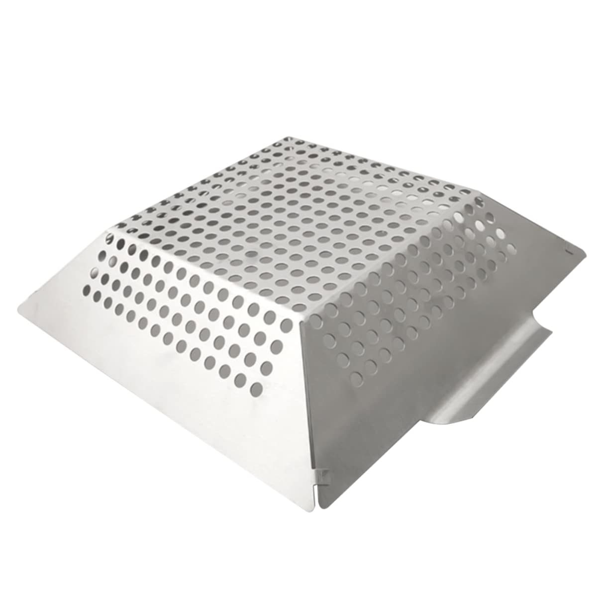 1pezzi Square Baking Tray Acciaio Inossidabile Per Barbecue Vassoio Grigliata Per e Verdure Strumento Bbq Multiuso Resistente e Pratico