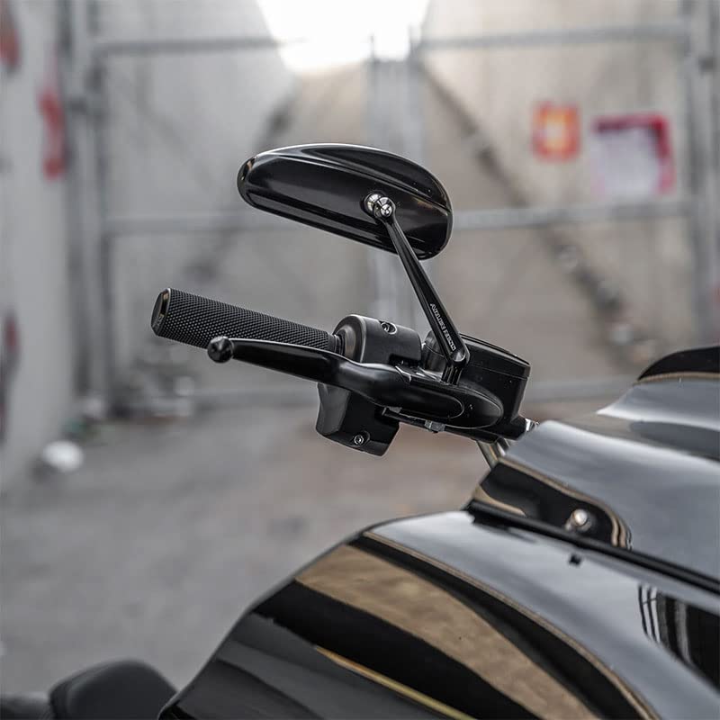 ハーレー アレンネスRAD3 ミラー 左右セット品 ブラック ハーレー 