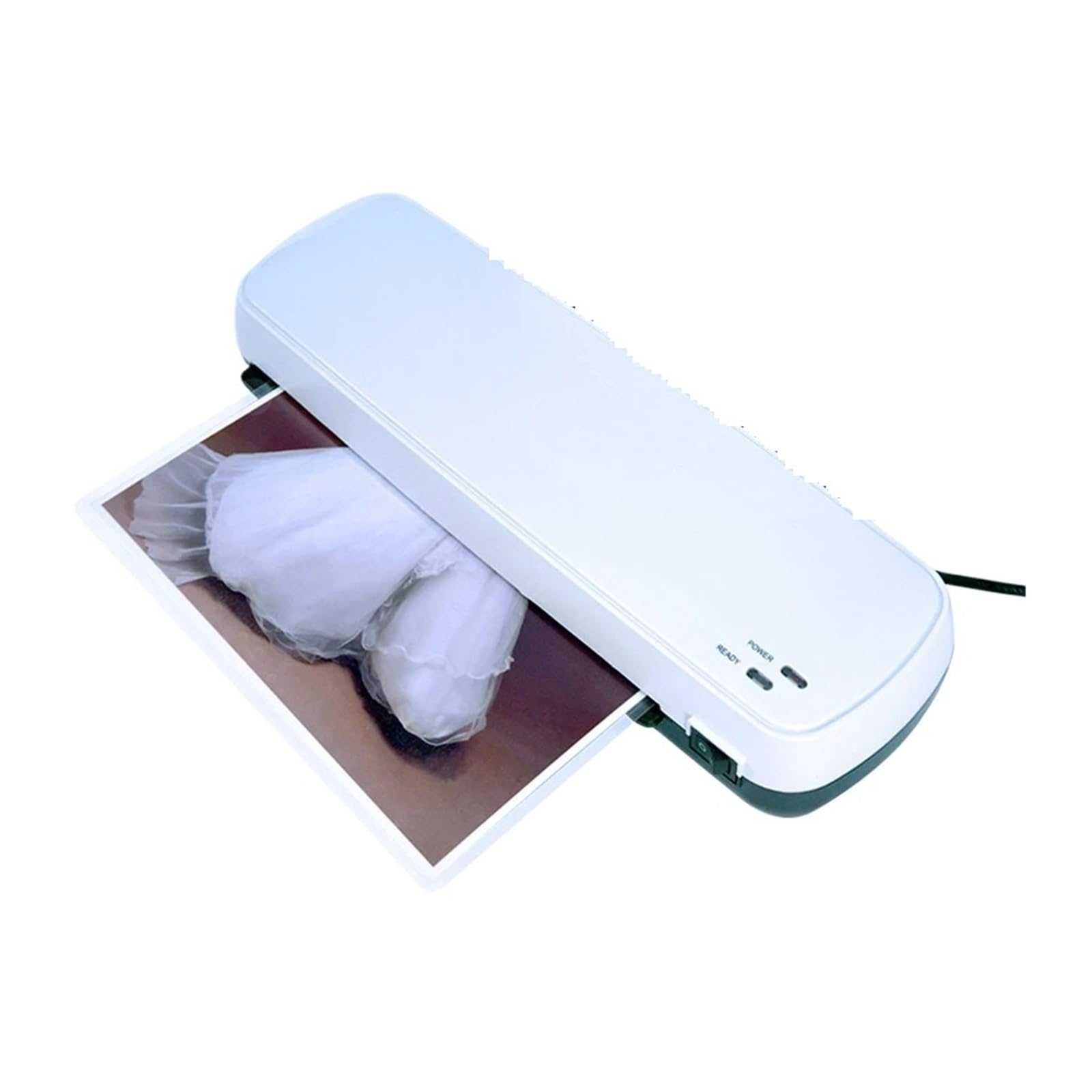 Macchina plastificatrice, plastificatrice per foto A4 da 220 mm di larghezza, plastificatrice a caldo e a freddo, velocità di plastificazione 300 mm/min, plastificatrice per pellicole per uso domest