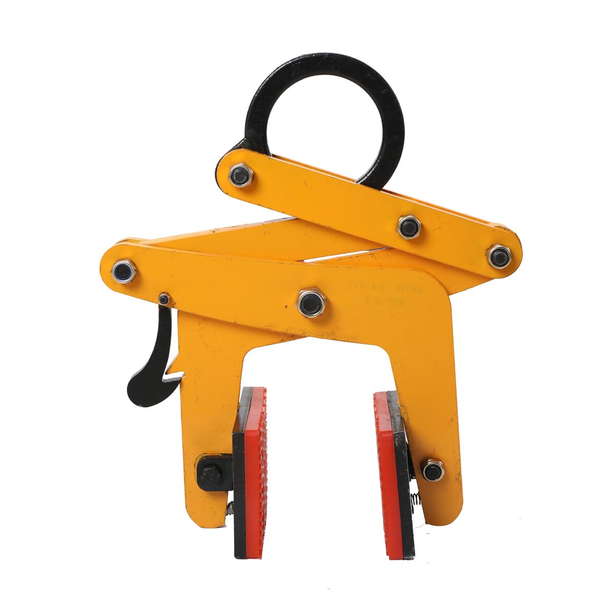Pinze di Pietra Morsetto di Sollevamento 390 kg, Pinza Regolabile Antiscivolo 0–6,5 cm per Sollevamento e Trasporto Pietra, Granito, Marmo e Cemento, Uso Cantiere e Gru