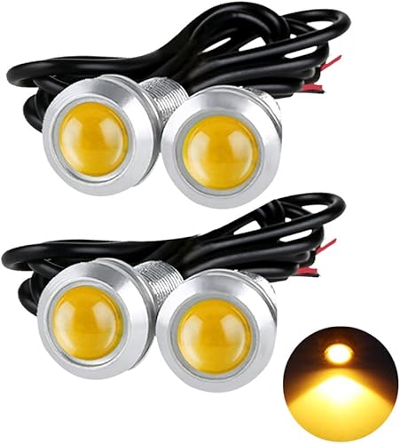 Miniatura 10 de OtpOutopa Luces LED Eagle Eye, luz indicadora ultra fina de 0.709 in, luces de circulación diurna, luces traseras DRL, luz antiniebla, luz de