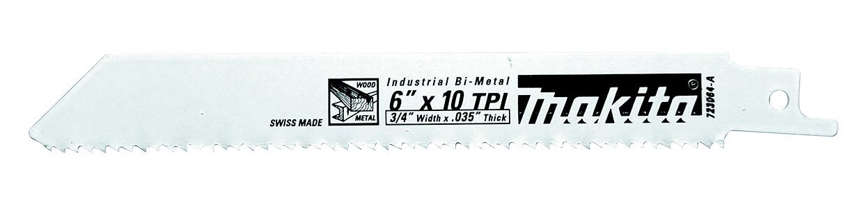 Makita 15,2 cm 10-tpi multiuso, lama per seghetto alternativo, 723064-A-25