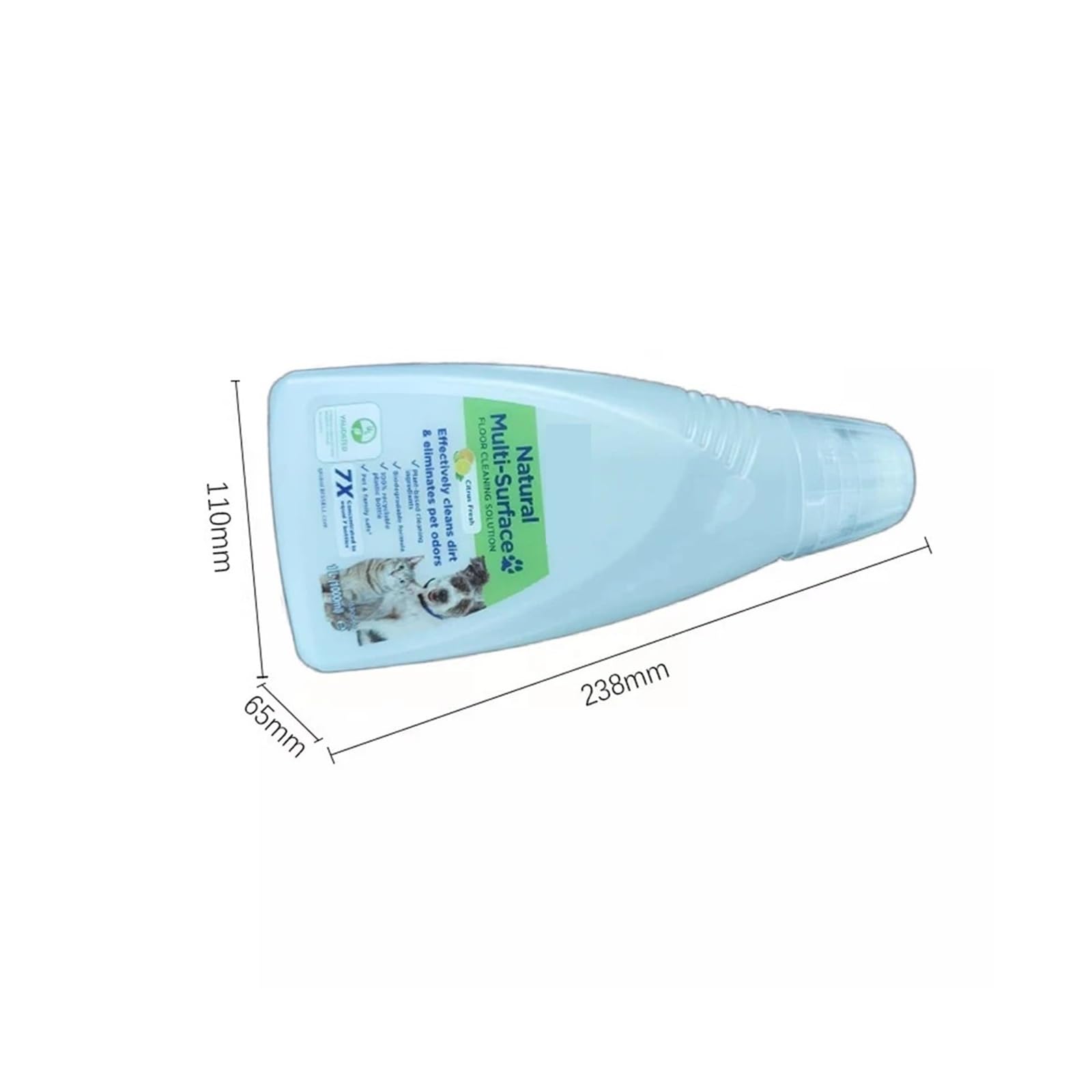 Líquido de Limpieza Especial, Compatible con Bissell Natural Multi-Functional Floor Pet Descontamination Liquid 1L