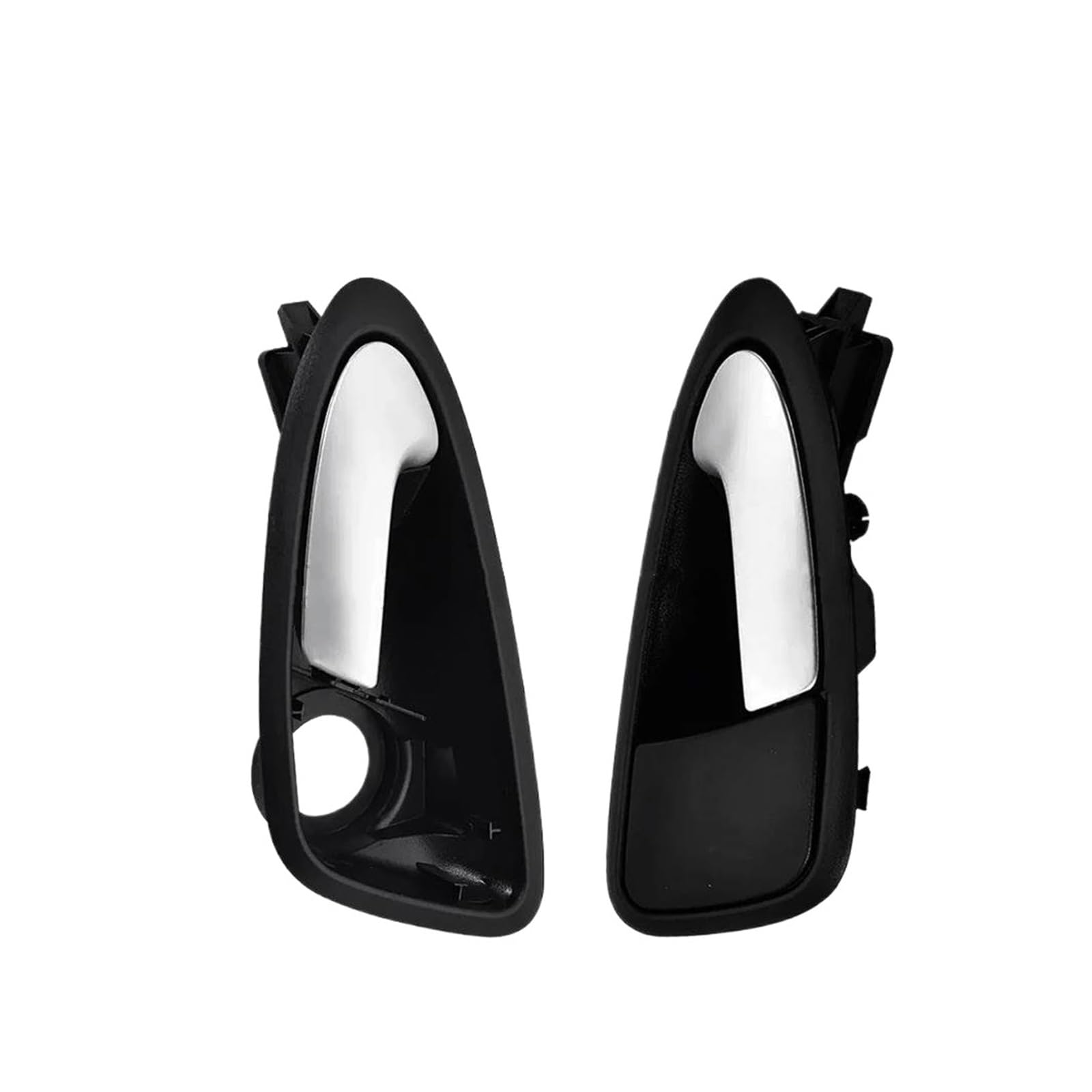 Sutvcm Pair Matte Front Front Rear Left Right Inner Interior Car Door Handle For Seat For Ibiza 2009-2017 6J1837113a 6J1837114a(Pair Matte Front)