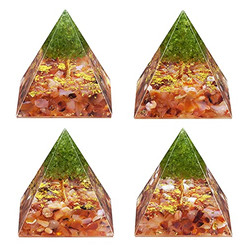 Pyramide de Cristal Arbre de Vie Ornement de Haute Qualité - 4