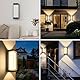 YindaLux 24W LED Aussenlampe mit bewegungsmelder, IP65 3000LM Wandleuchte Innen/Außen, 3000K Modern Außenleuchte mit bewegungsmelder, Aluminium Außenleuchte für Terrasse, Eingang, Flur, Anthrazit