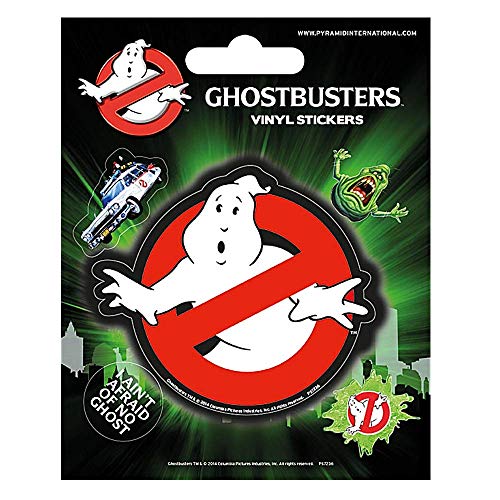 Juego de 5 pegatinas de vinilo con logo de Cazafantasmas originales