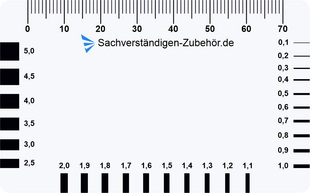 Sachverständigen-Zubehör® MagnétiqueTémoin De Fissure [très Fort