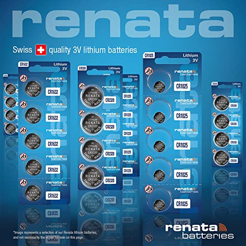 Renata Cr1616 Batteries - 3V Lithium Coin Cell 1616 Battery (5 Count) #TOP5