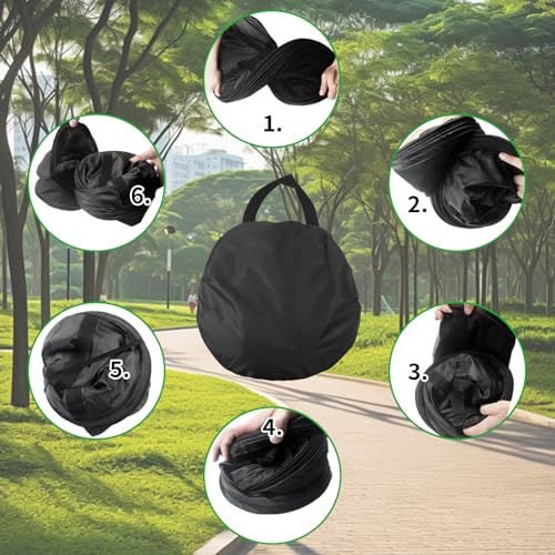 XNJIHWA 2ft 4 Layer Hanging Herb Drying Net Collapsible Plant Drying Rack Herb Drying Rack Hanging with Zipper for Plants,Buds,Fruits,Flowers,Vegetables,Clothes - Image 4