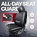 FREESOO Black Car Seat Covers Full Set - Faux Nappa Leather Seat Covers for Cars, Ultra Breathable Waterproof Front Seats Protector with Lumbar Support, Universal Fit for Automotive Sedan SUVs Pickups
