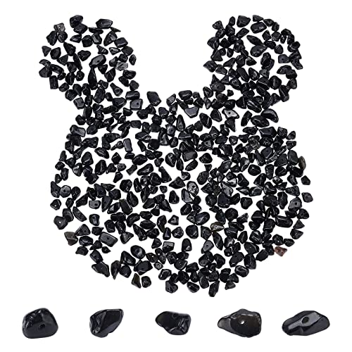 SUNNYCLUE 1 Caja de 400 Piezas de Cuentas de Piedra de Viruta