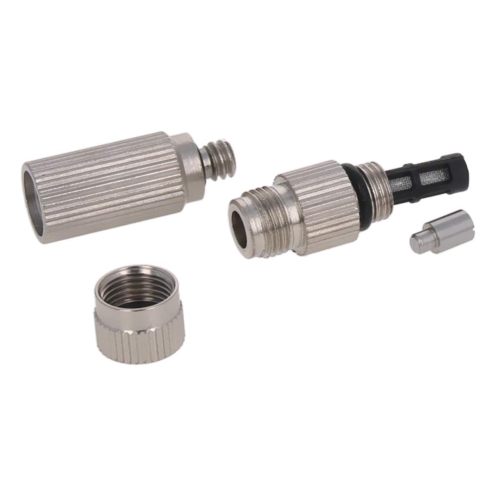 0.15mm Orifice Diamètre 38mm Longueur Laiton Brume Buse Ton Argent 5PCS