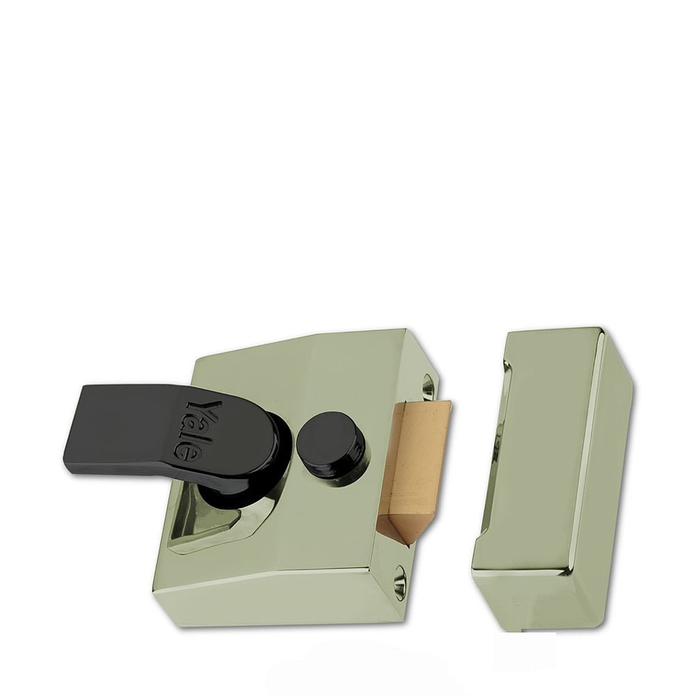 YALE YAL85BLXPL B-85-BLX-PB-40-Deadlocking Nightlatch Brass Finish-High Security with Automatic Deadlock, Brasslux, 40 - Image 2