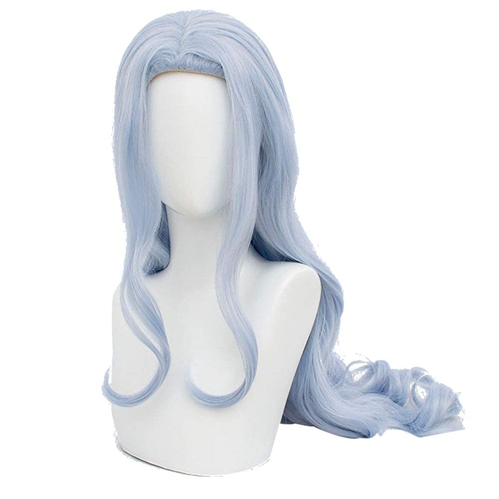 LINLINCDWig Anime Cosplay Soyusunny Long Grey Blue Eri Cosplay Wigs for Women Girls Halloween Party Japanese Characters