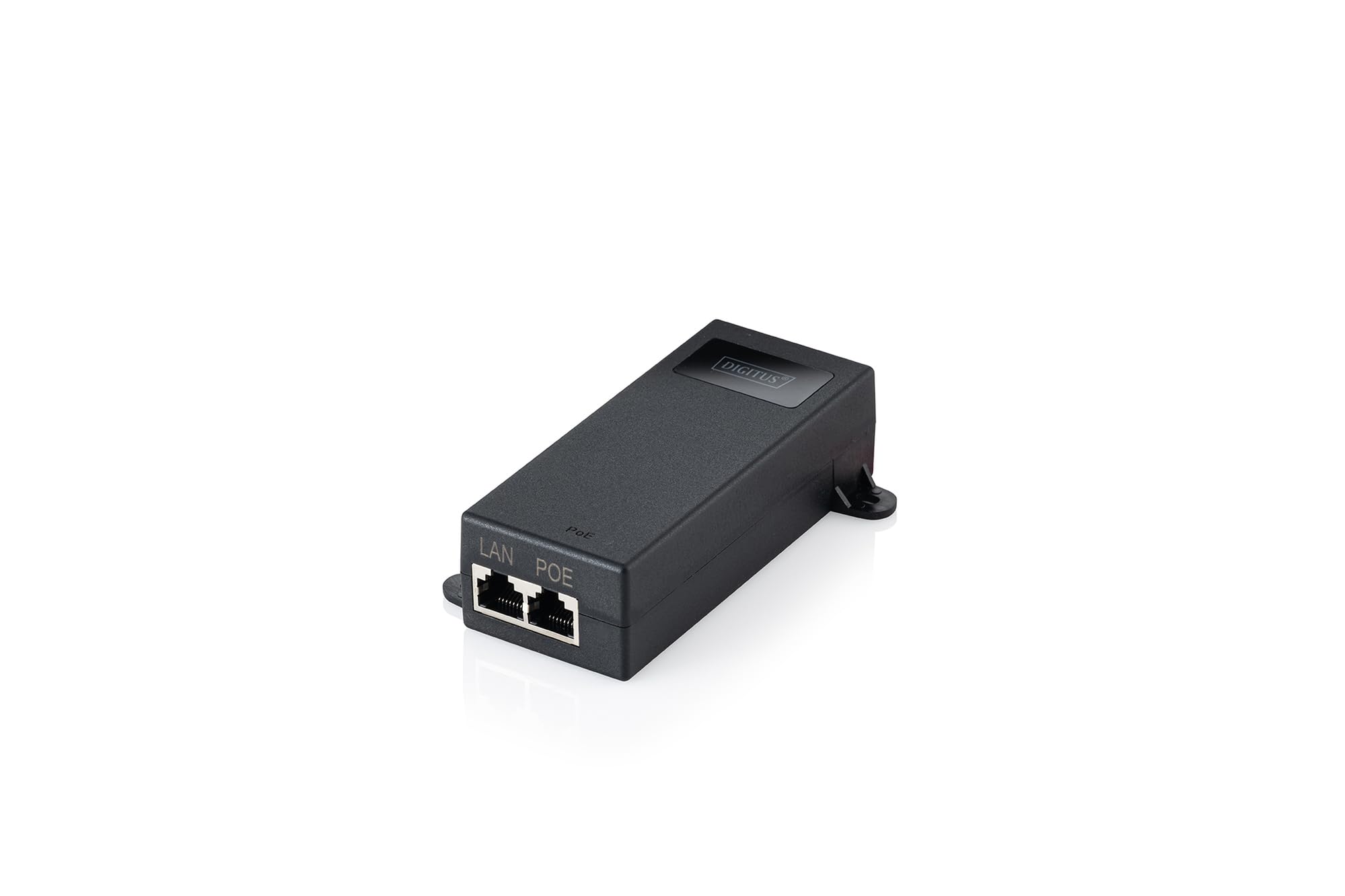 DIGITUS DN-95104-1 – Injecteur Gigabit PoE++ – Puissance de Sortie 60 W – Norme 802.3bt PoE++ – 1 Gbit/s – Entrée et Sortie RJ45 – Portée 100 m – Noir