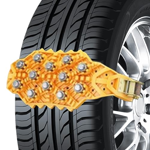 Cadenas de nieve para automóviles, cadenas de nieve - Cremalleras antideslizantes Cadenas de nieve antinieve | Cadenas de nieve para neumáticos pesados de reducción de ruido para SUV, camiones