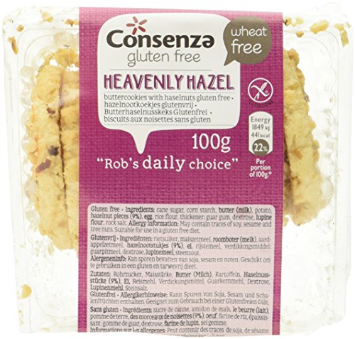 Consenza Haselnuss Gebäck Glutenfrei, 6er Pack (6 x 100 g) Cover