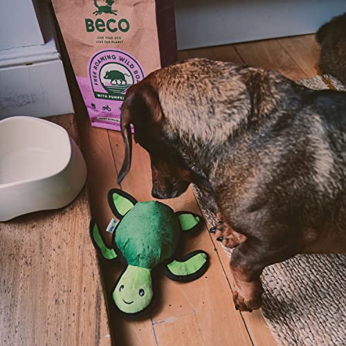 Beco Dog Toys for Large Dogs - Rough & Tough Recycled Dog Toy with Rope, Orangutan, Large - Image 3