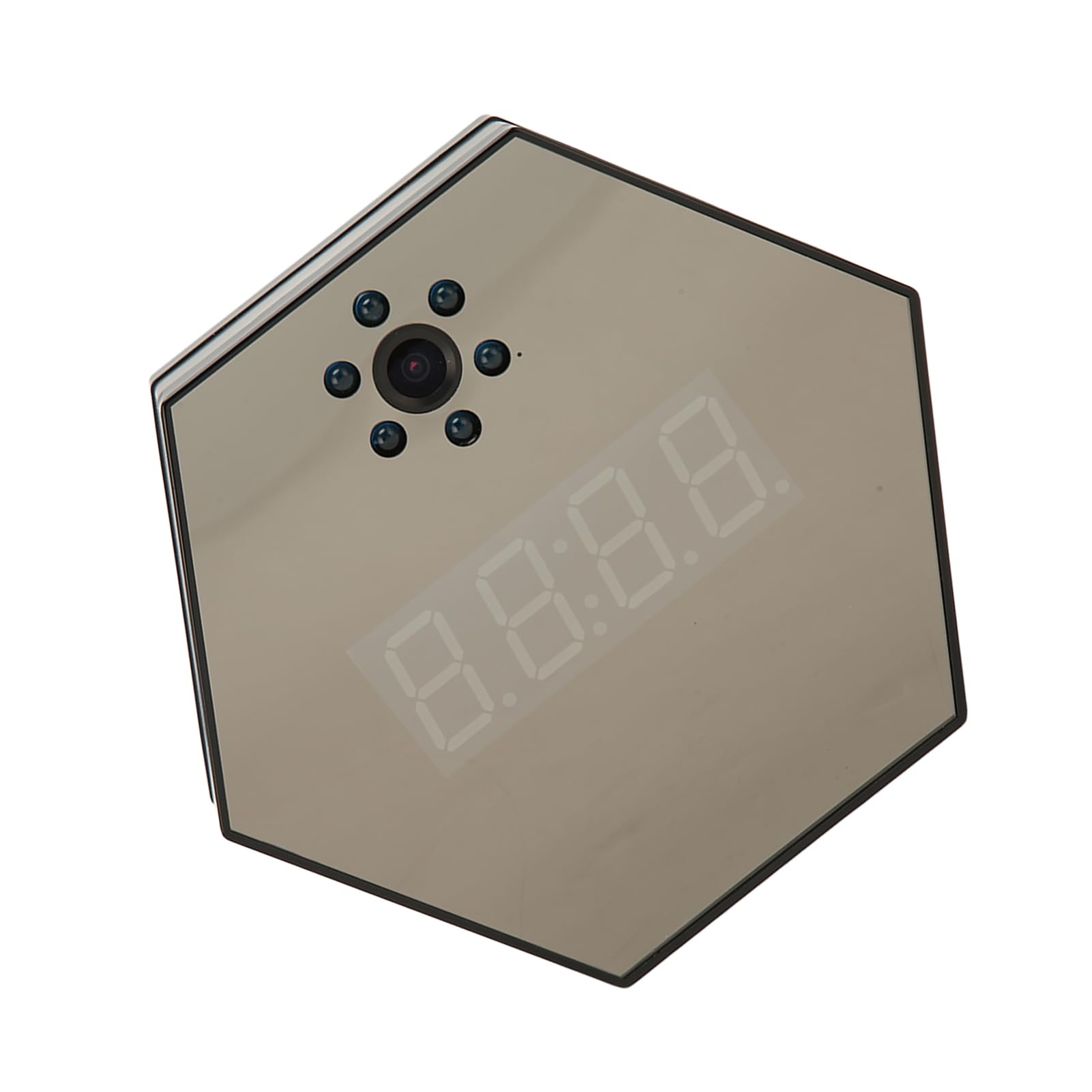 Caméra De Surveillance Intelligente, Caméra D'horloge WiFi HD 1080P sans Fil avec Vision Nocturne Et Détection De Mouvement Caméra Nounou sans Fil(黑色)