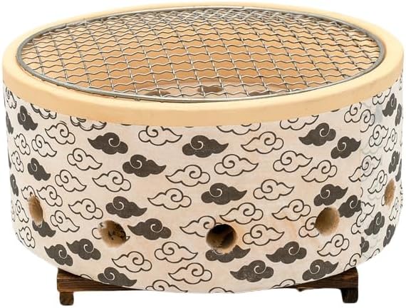 値下げ、鉄瓶と鉄製の火鉢または火消し壷・灰・火箸・五徳セット 楽天