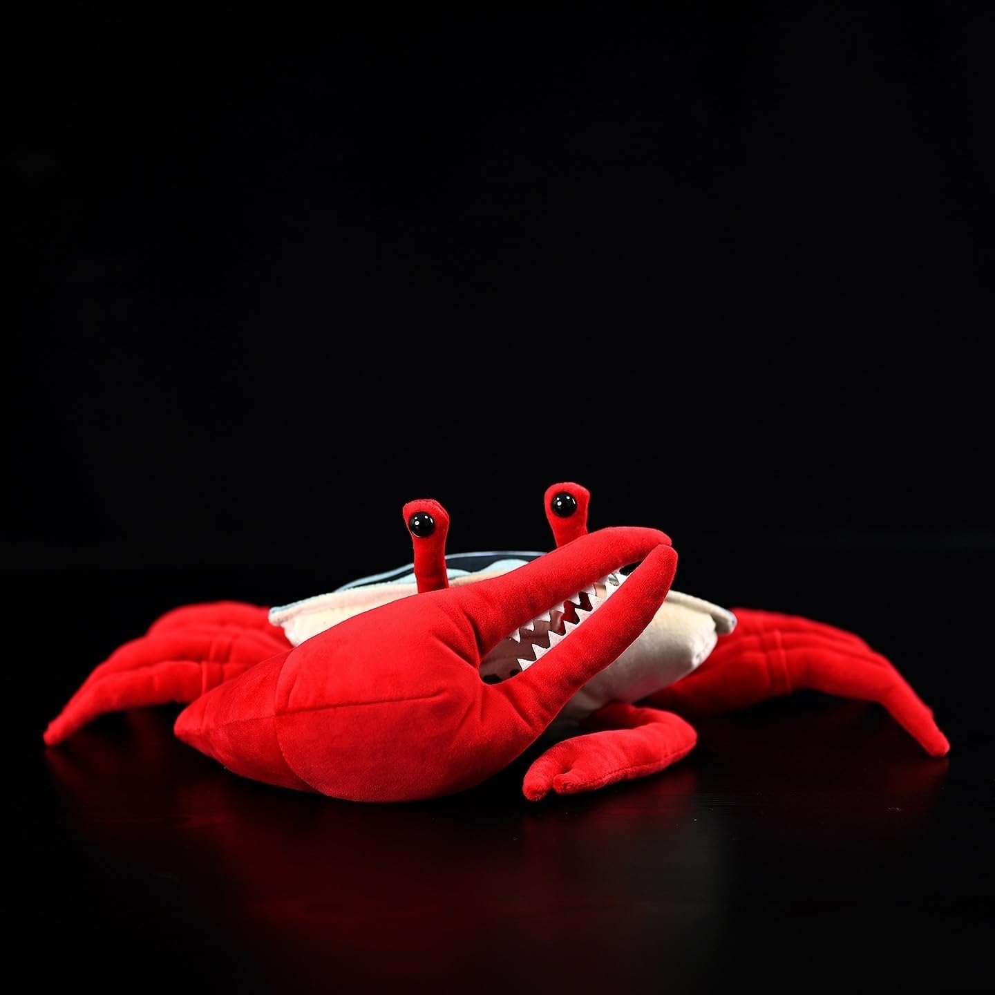 Simpatico granchio violinista peluche farcito rosso bambola