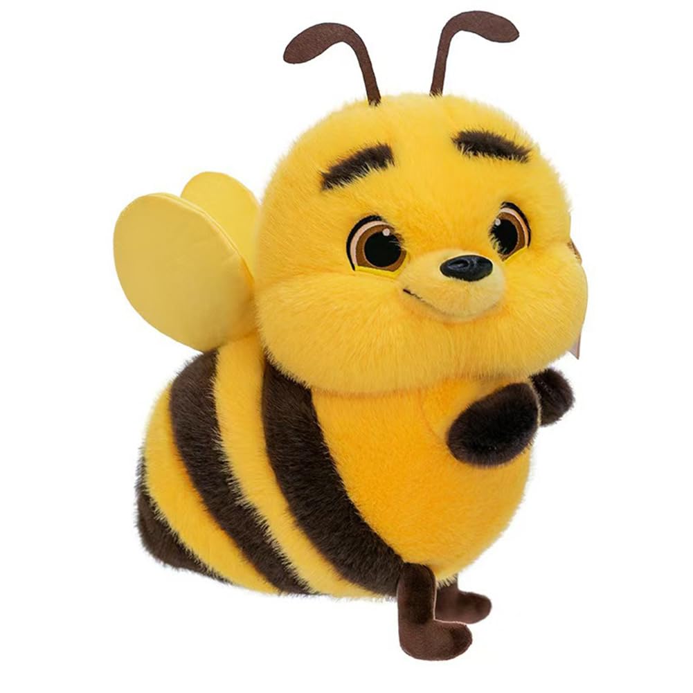 CHENGLI Bee Plush Toy,Stuffed Animal Toy,Super Soft Bee Plush Doll Cute Honeybee Plush,Bee Plush Pillow for Halloween Christmas Halloween Valentines Christmas Home Decoration - 25cm