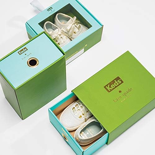 Keds Girl's Champion Glitter, Rose Gold, 2 Medium US Little Kid | Image 4