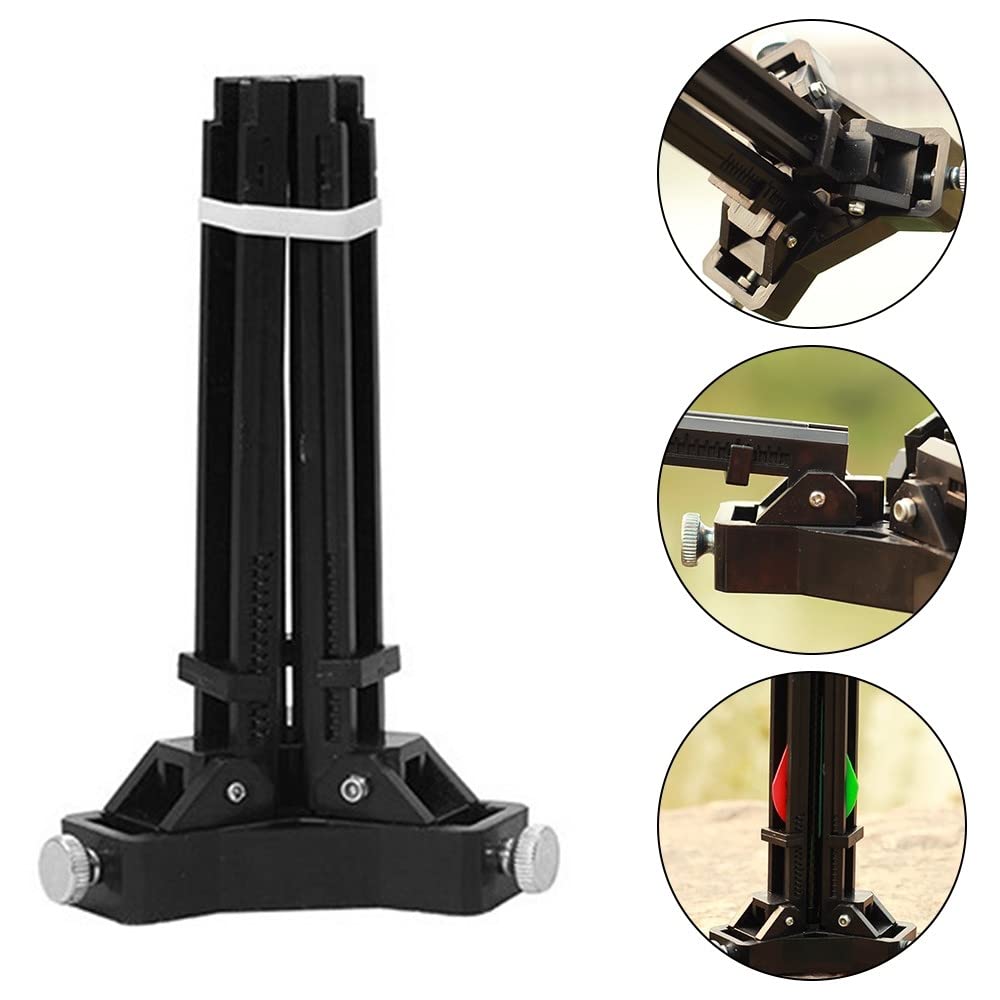 DONGKER Freccia Fletching Jig, dispositivo regolabile in ABS, per tiro con l'arco fai da te, strumento per attaccare molle a freccia da 3,6 a 10 mm