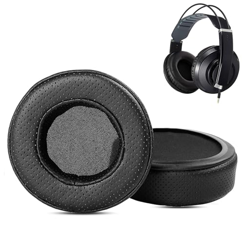 Almohadillas para auriculares de cuero proteínico perforado, reemplazo para Superlux HD681EVO, HD660, HD668B, HD669, HD662, HD662B, HD662F miniatura 1