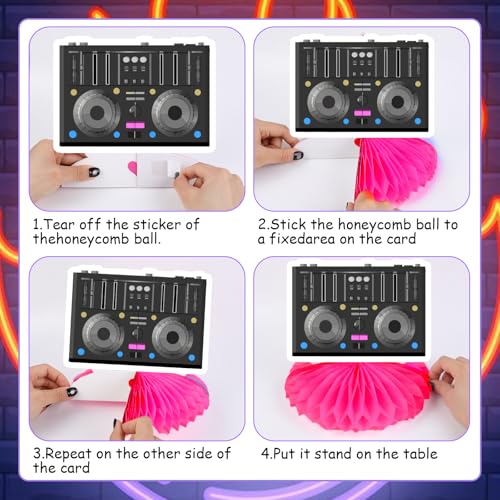 Accessoires de table de DJ pour anniversaire et soirée - 6