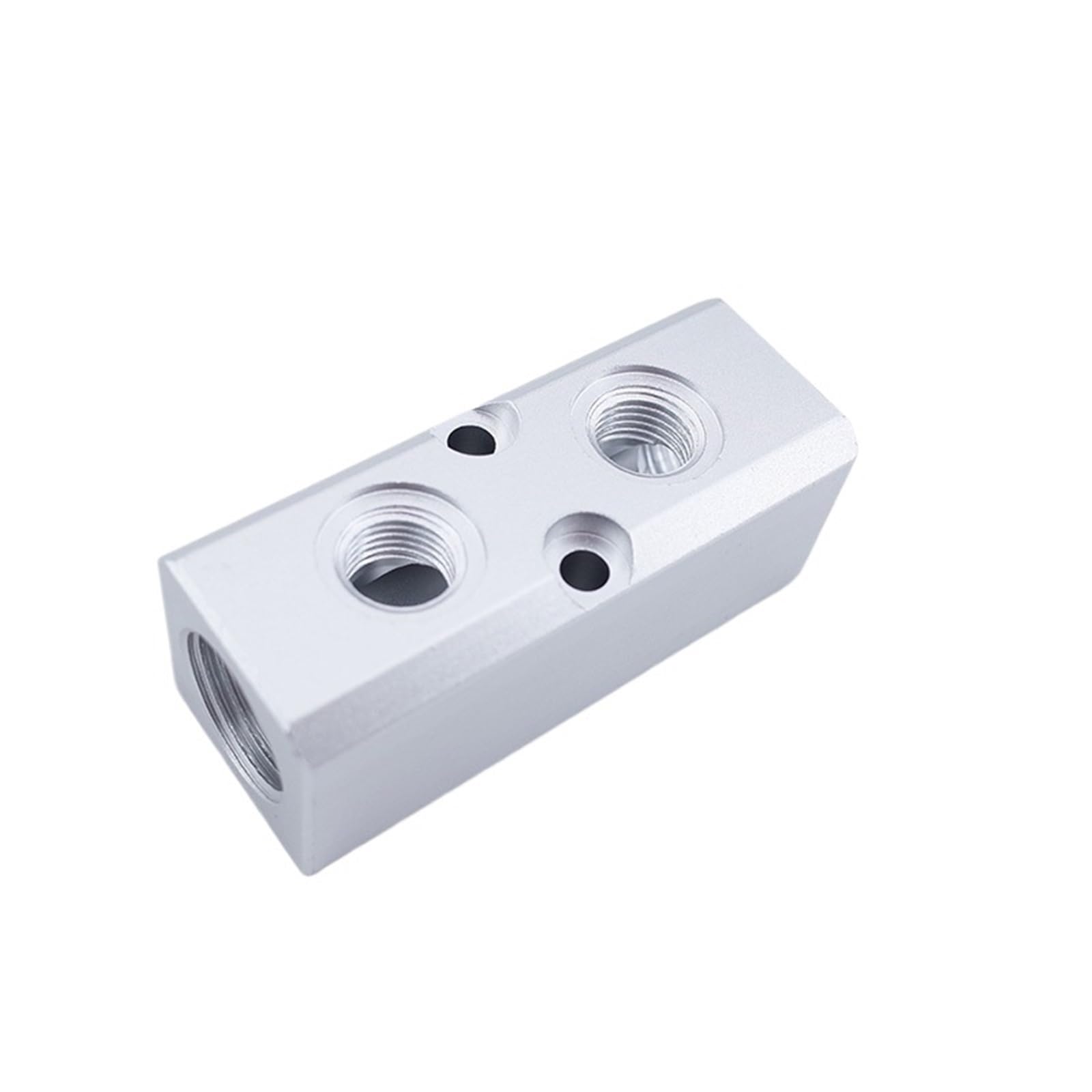 Distributeur pneumatique multi-tubes droit avec bloc collecteur de dérivation d'air 1/4 1/2