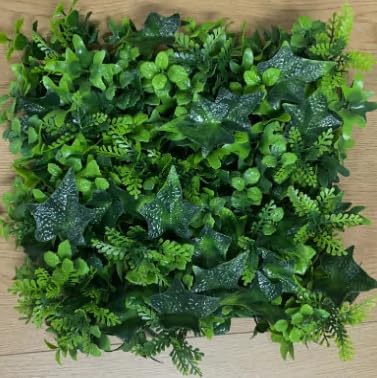 Boshen Grass Wall Panels 6 Pack 10"x10" Artificial Grass Wall Backdrop Boxwood Panels Green Wall Decor for Outdoor Indoor Garden Fence Backyard