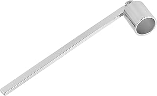 Operitacx Candle Snuffer with Long Handle Candle Extinguisher Stainless Steel Wick Flame Snuffer Candle Accessory for Candle Lovers Silver