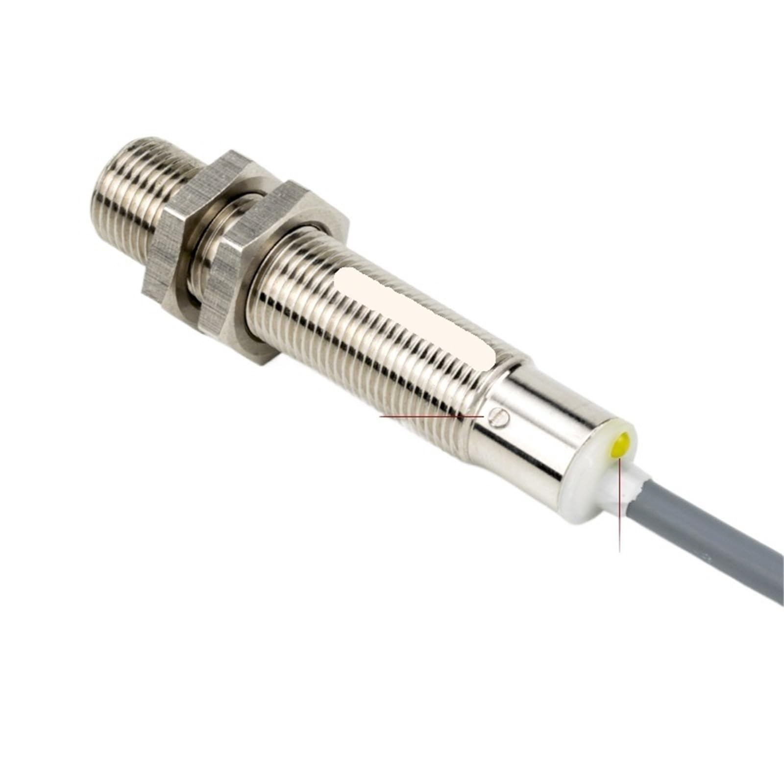 Sensor de proximidad Capacitivo M12, CC, Tres Cables, NPN, Normalmente Abierto, sonda de Cable PNP/NPN(CM12-06U-N,PNP NO)
