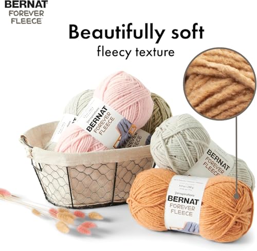 Image of Bernat Forever Fleece - 2 Pack of 194 Yards /9.9 oz Sage 100% Polyester Yarn