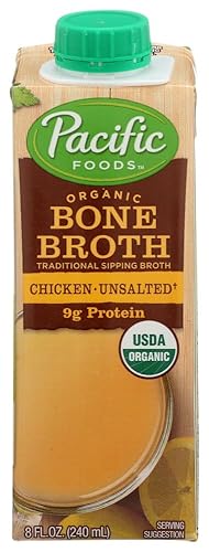 Pacific Foods Caldo de hueso de polloEstuche de 128fl oz.