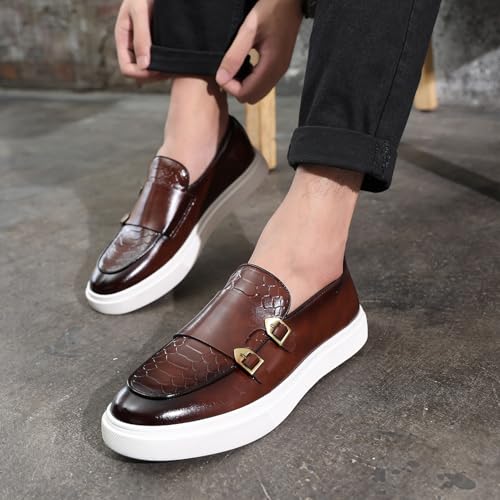 Mocassins double boucle ANUFER de qualité supérieure avec semelle épaisse - 5