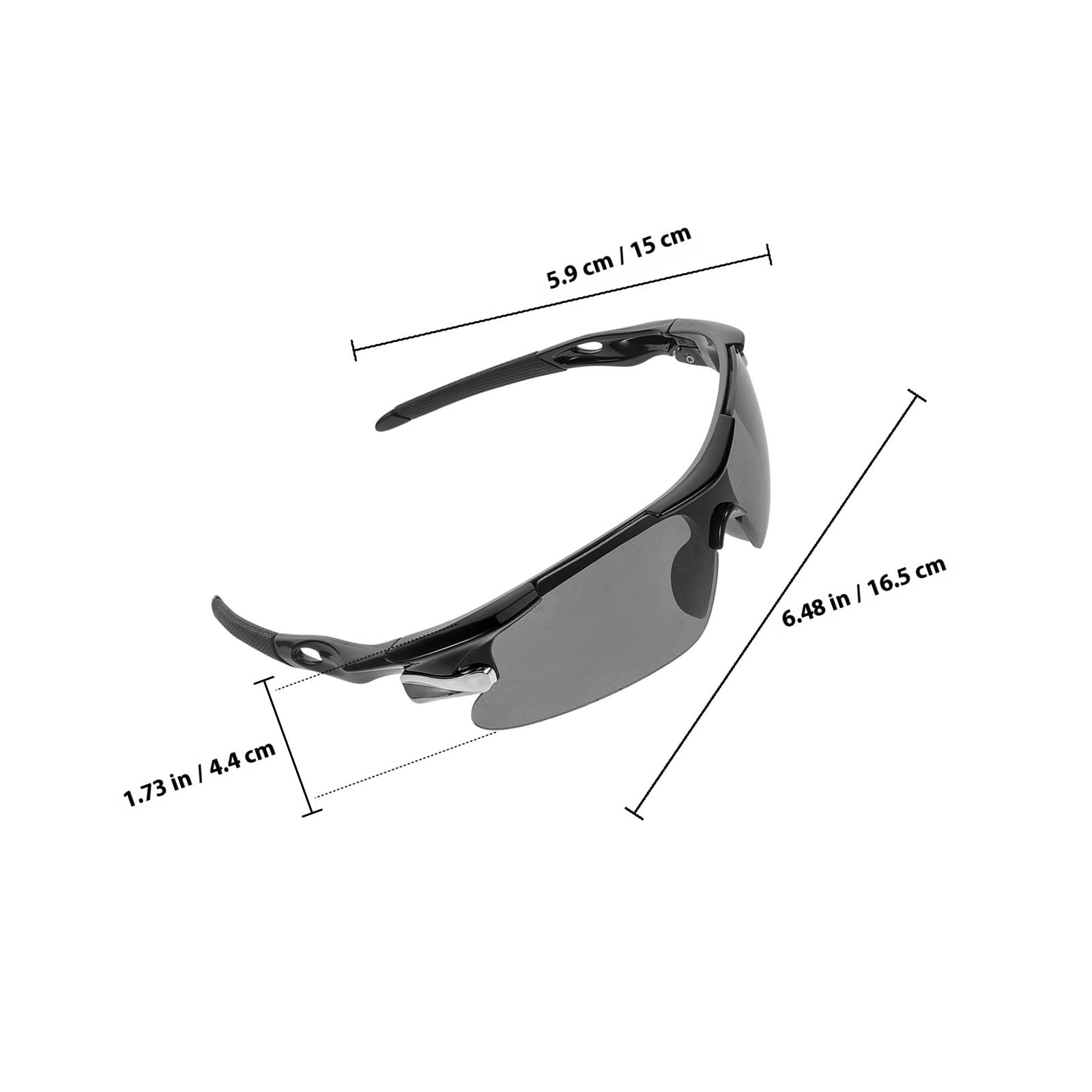 Lunettes de Soleil Sportives pour Cyclisme et Randonnée, 2pcs en PC Solide, Design Élégant, Protection UV pour Hommes et Femmes en Plein Air