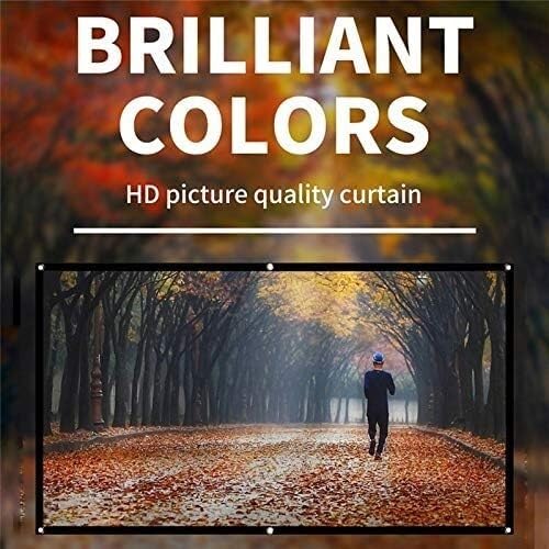 Écran de projection 16:9 polyester nomade pour vidéoprojecteur de home cinéma
