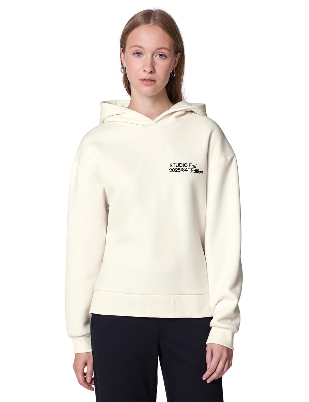 Street One Studio Damen Loose Fit Hoodie mit Artwork