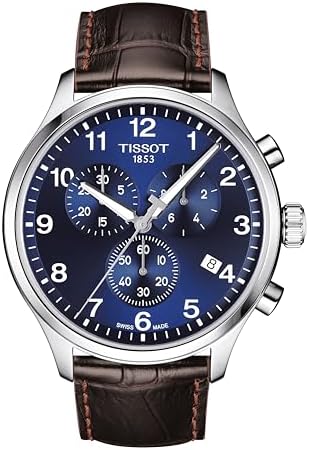 Tissot Mens Tissot Chrono XL Stainless Steel Casual Watch Brown