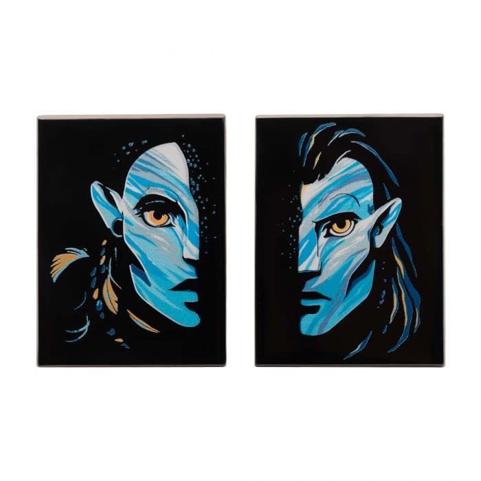 Juego de pines de solapa esmaltados de Disney Avatar 2 The Way of Water Neytiri & Jake con licencia...