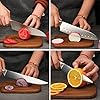 SANMUZUO Kitchen Knives Set - 7 Pieces, Stainless Steel Chef Knife Sets for Kitchen - Zhen Series