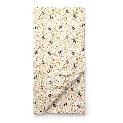 Image of Loulou Lollipop Muslin Swaddle Blanket for Baby Boy & Baby Girl - Soft Breathable Muslin Wrap, 47 inchx47 inch Receiving Blanket for Newborn & Toddler - Bumble Bees (Bumble Bees)