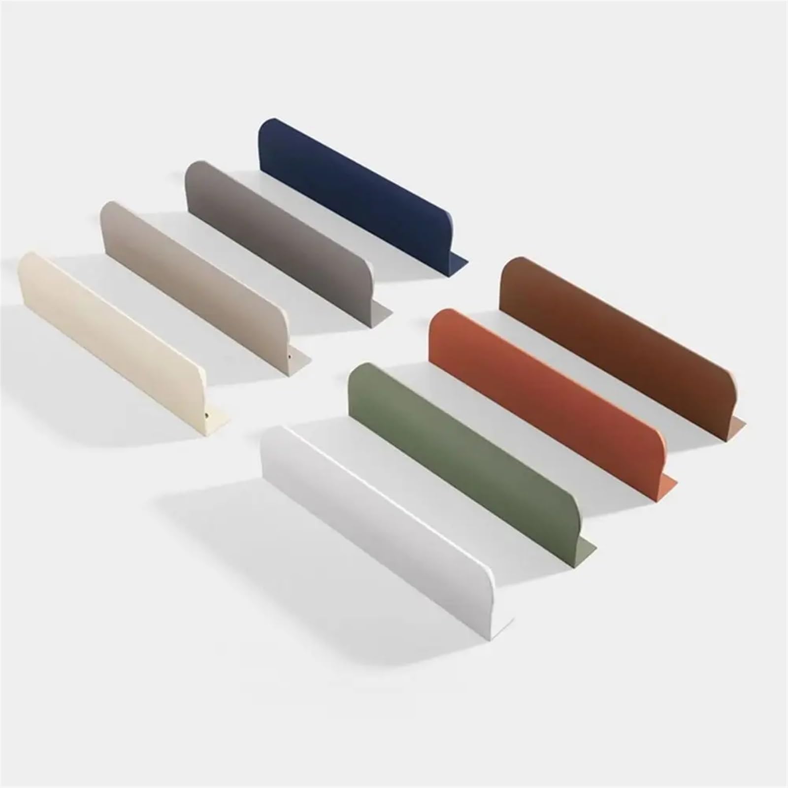 Uchwyty do szuflad, 1 szt. Ukryte okucia meblowe ze stopu aluminium, gałki do szafek i szuflad(Grey 120mm)