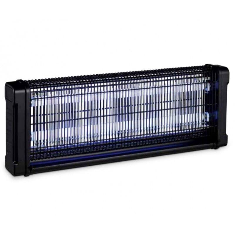 Mata insectos electrico 2x20W GSC de 150m2 negro con tubos actinicos