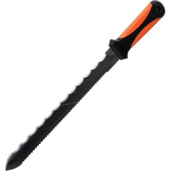 ToolSpace Insulation Knife 41.5 cm Long Suitable for Insulation Wool Polystyrene Foam Glass Wool Insulation Wool Knife with Comfortable Handle Insulation Knife Insulation Knife Insulation Knife Insulation Saw Insulation Cutting